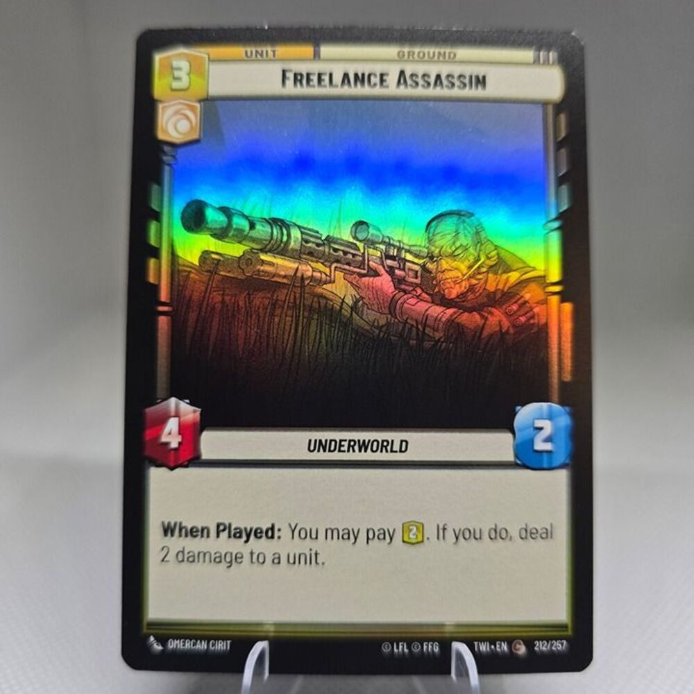 Freelance Assassin [Foil] #212 Star Wars Unlimited: Twilight of the Republic